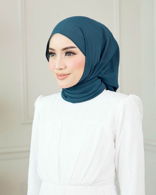 Plain Shawl - Teal Blue