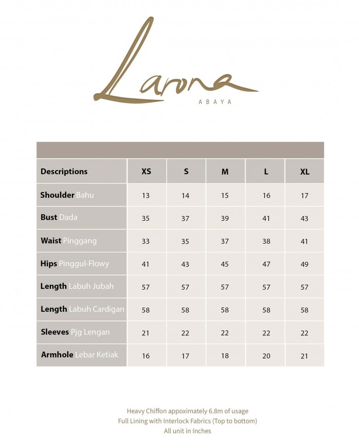 Larona Abaya - Navy Blue