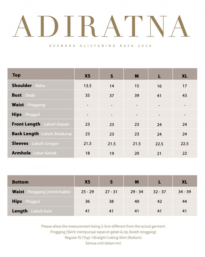 (PRE-ORDER) Adiratna - Ivory Garden