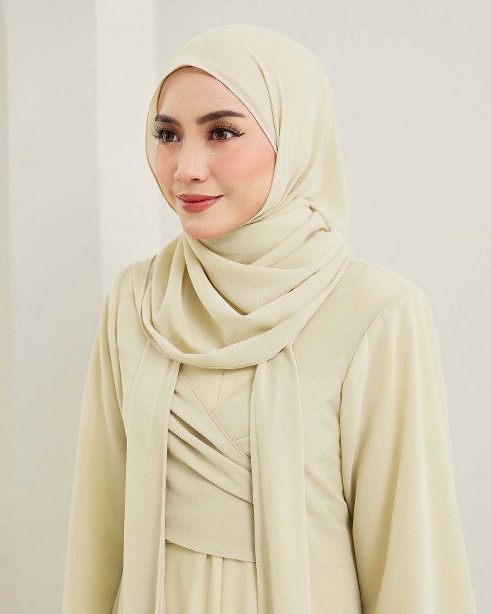 Plain Shawl - Pastel Olive