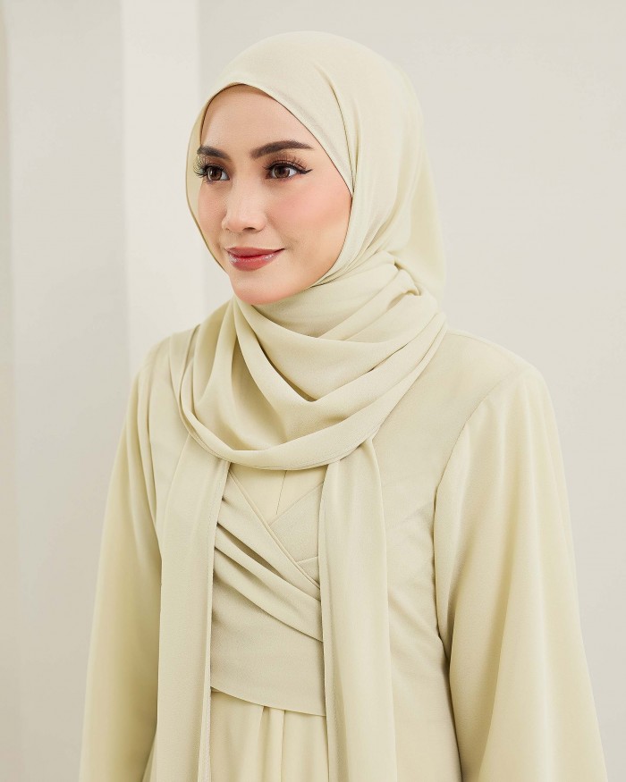 Plain Shawl - Pastel Olive