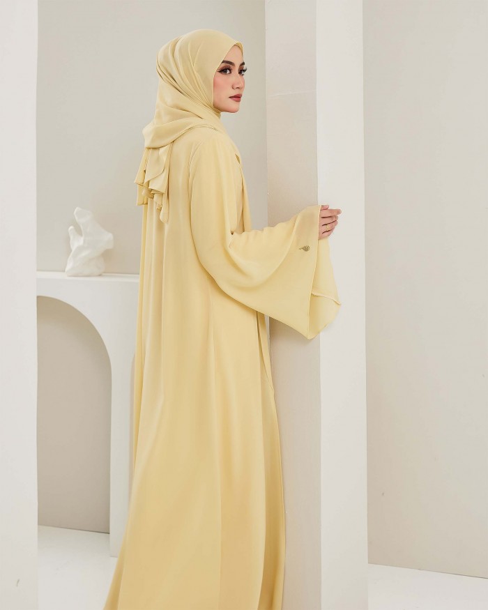 Larona Abaya - Light Yellow