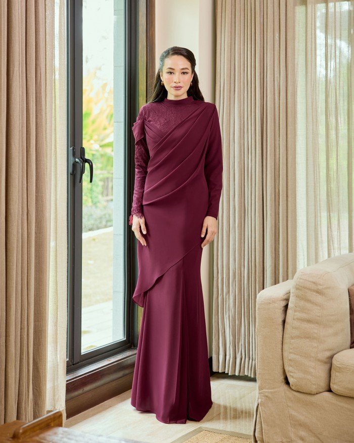 Elizabeth - Burgundy Maroon