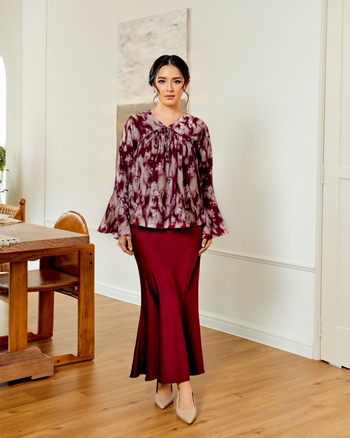 (PRE-ORDER) Clarisse - Burnt Burgundy