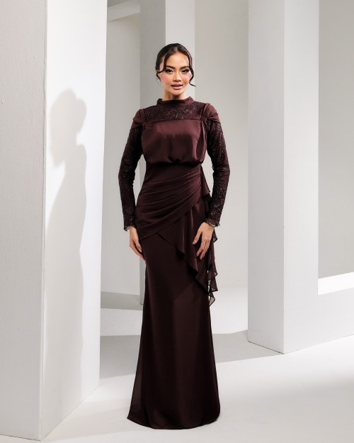 Lorraine - Mahogany Brown