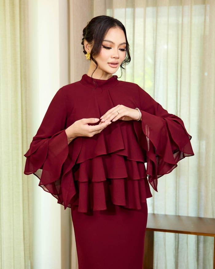 Raelynn - Burgundy Maroon