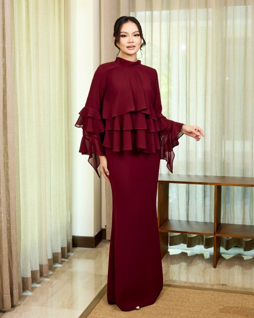 Raelynn - Burgundy Maroon
