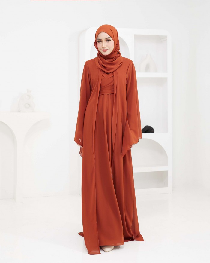 Larona Abaya - Burnt Orange