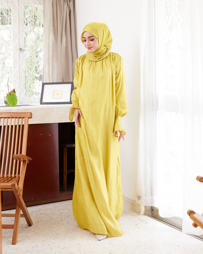 Althea Abaya - Daisy Mustard