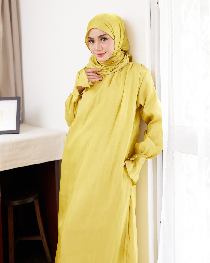 Althea Abaya - Daisy Mustard