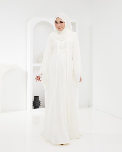 Larona Abaya - Daisy White