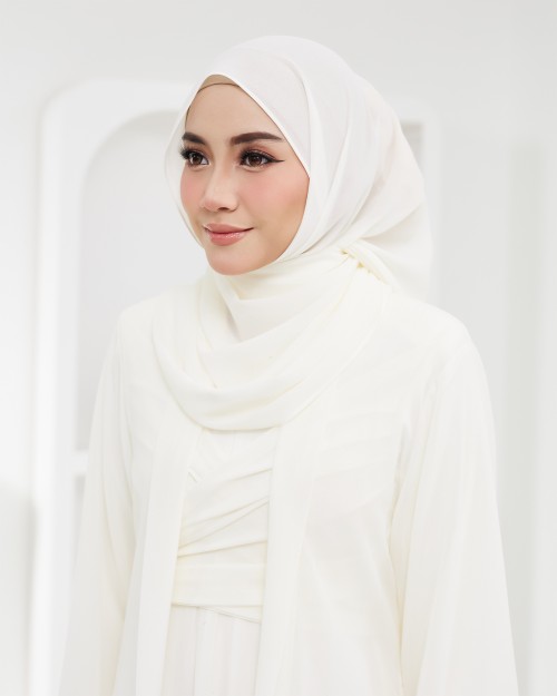 Plain Shawl - Daisy White