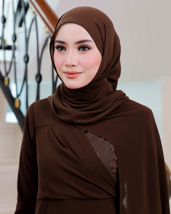 Plain Shawl - Deep Brown