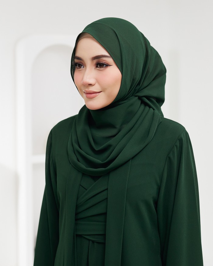 Plain Shawl - Deep Green