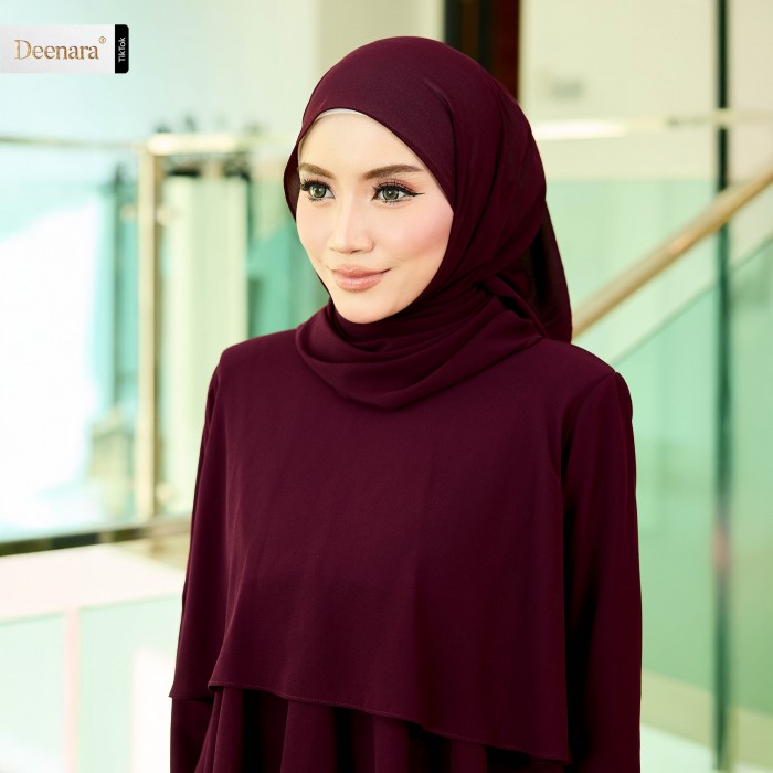 Plain Shawl - Deep Wine