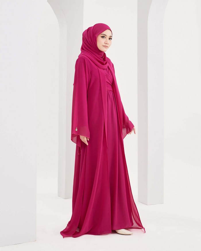 Larona Abaya - Fuschia