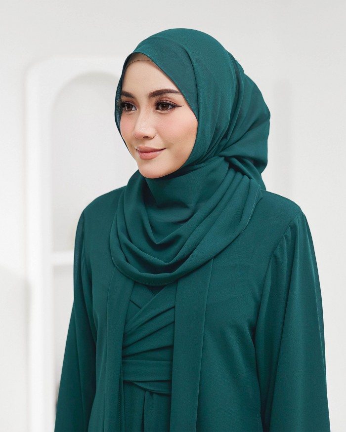 Larona Abaya - Teal Green