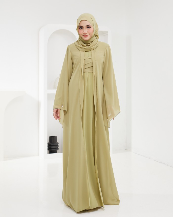 Larona Abaya - Light Sage