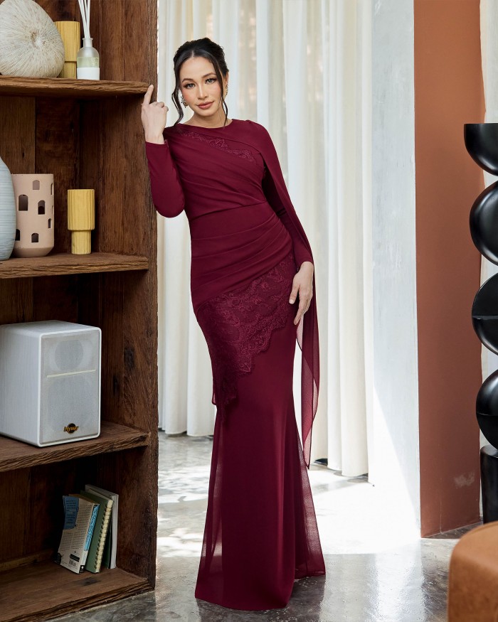 Juliet - Burgundy Maroon