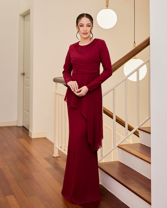 Searra - Berry Maroon