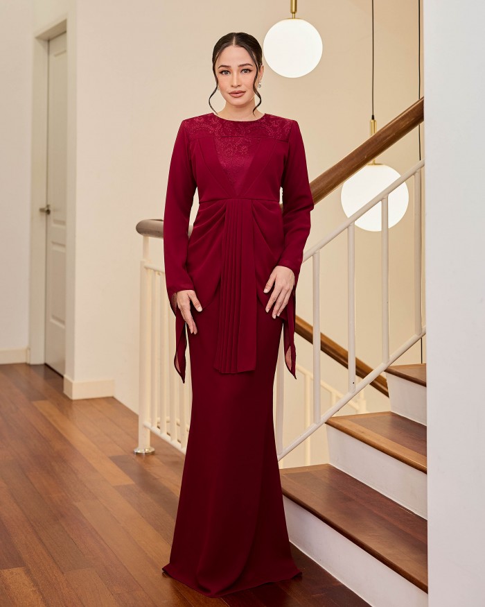 Estella - Berry Maroon
