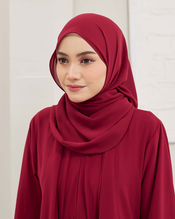 Plain Shawl -  Maroon