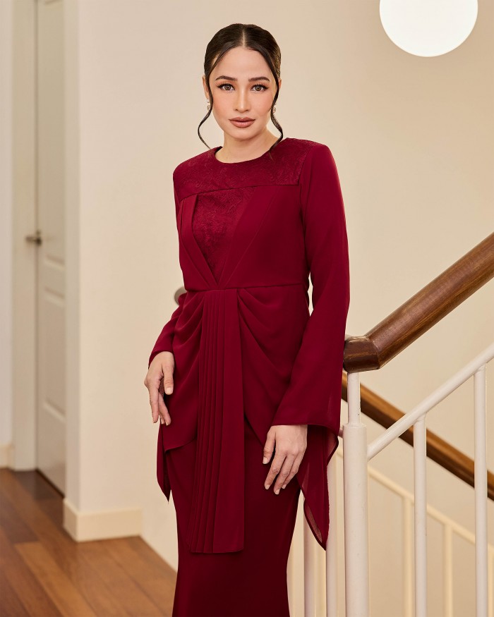 Estella - Berry Maroon