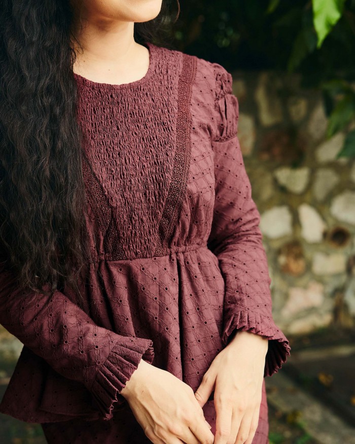 Rosaline - Dahlia Burgundy