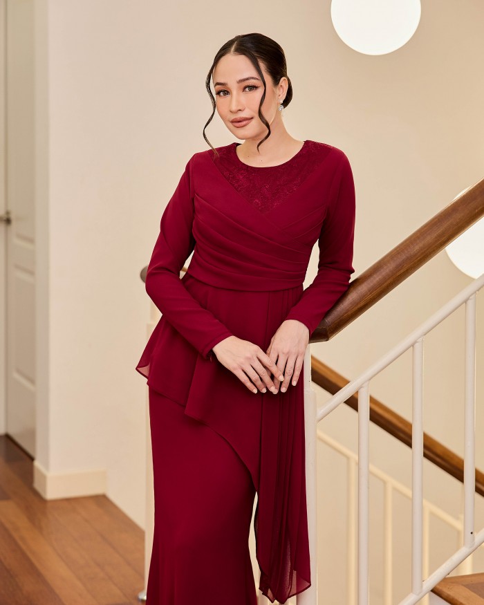 Searra - Berry Maroon