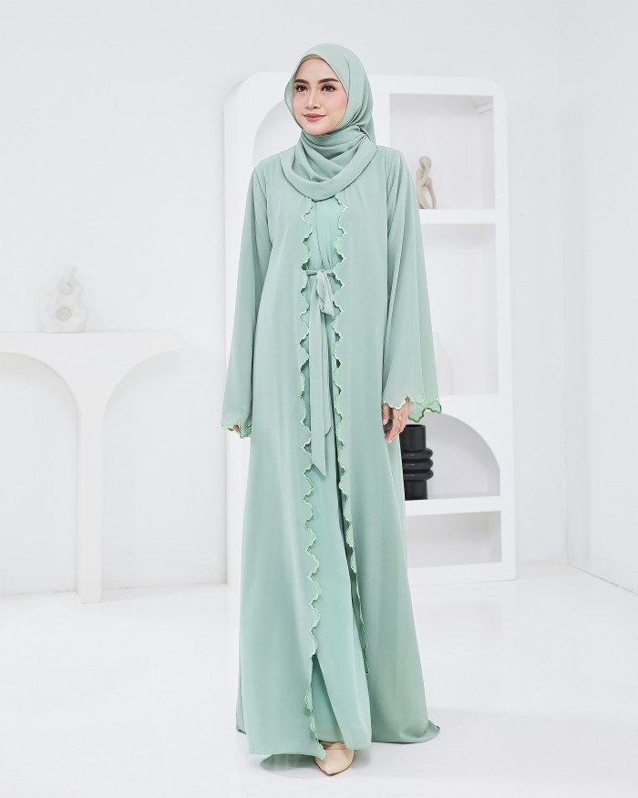 Talesha Abaya - Mint Green