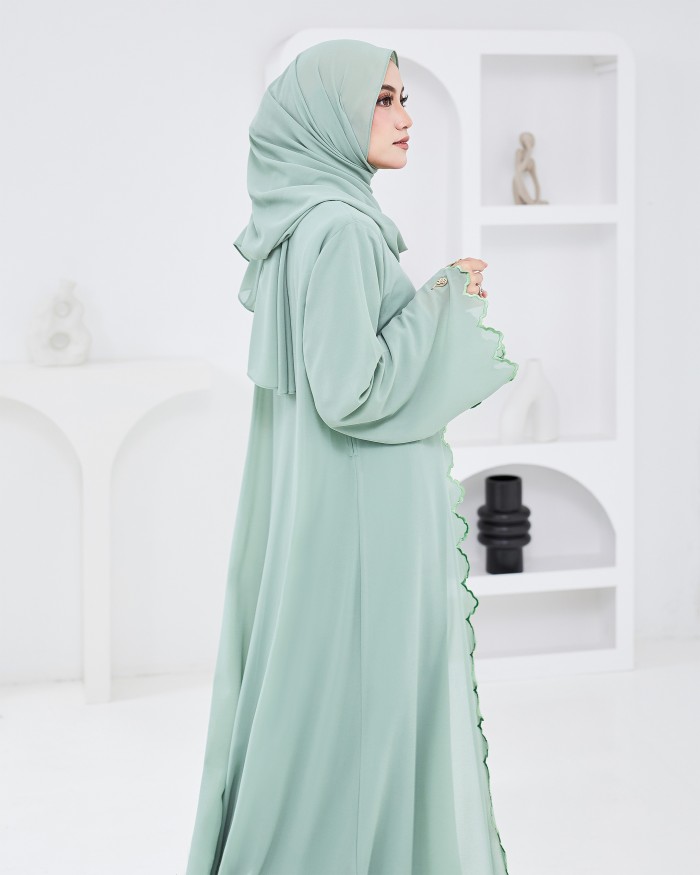 Talesha Abaya - Mint Green