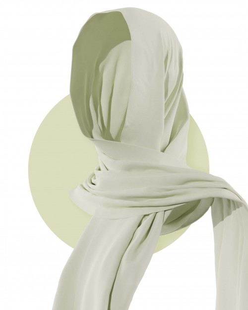 Plain Shawl - Nature Olive