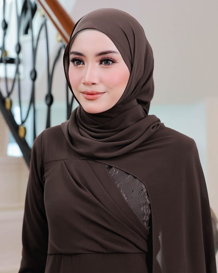 Plain Shawl - Oak Brown