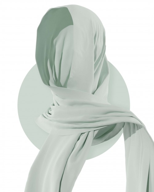 Plain Shawl - Pastel Mint