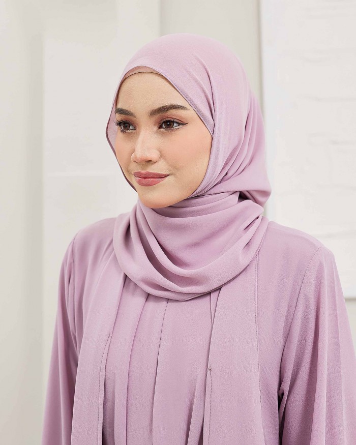 Plain Shawl -  Pastel Thistle