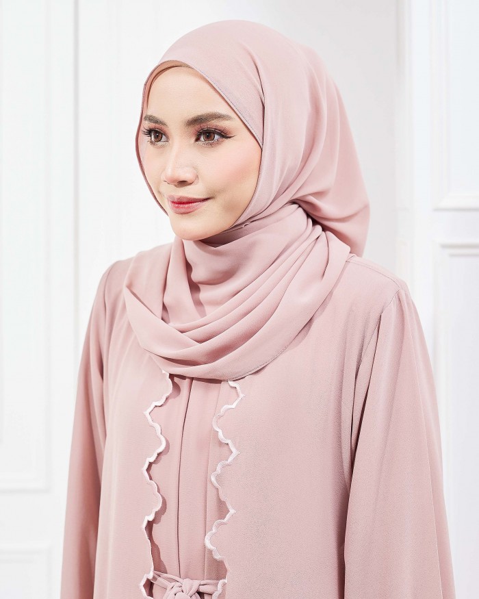 Plain Shawl - Dusty Rosewood