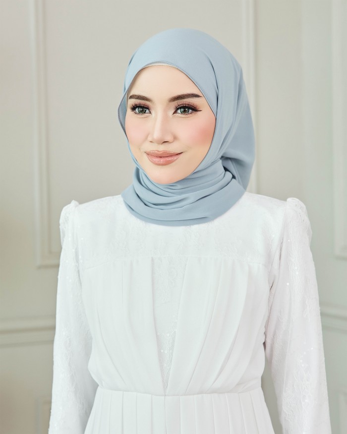 Plain Shawl - Shaded Blue