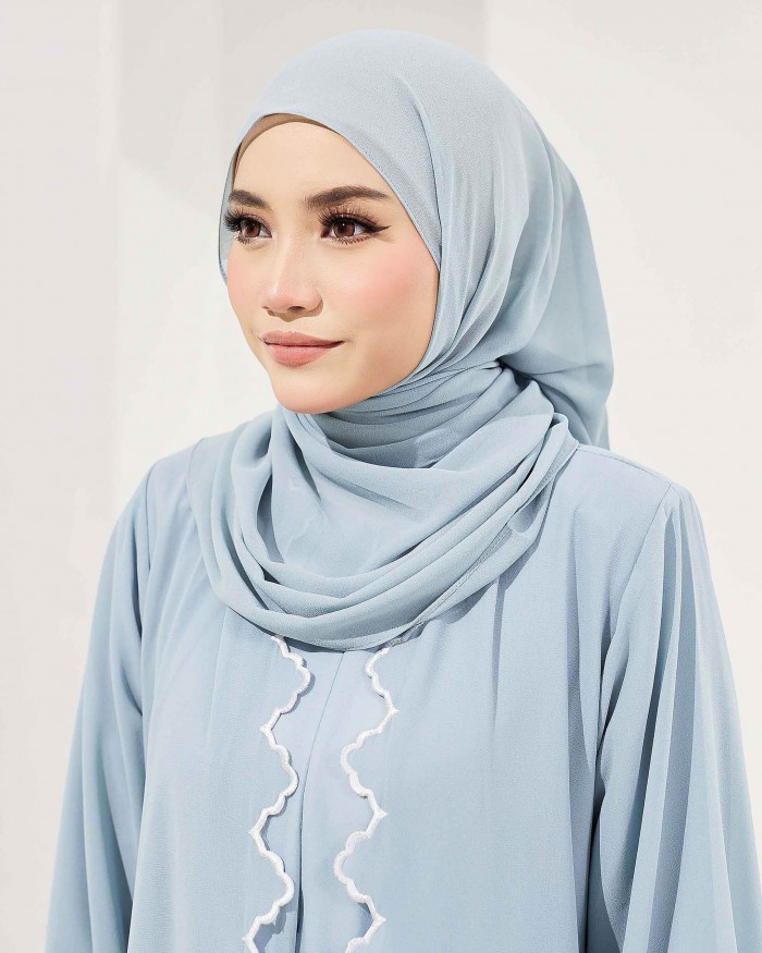 Plain Shawl - Sky Blue