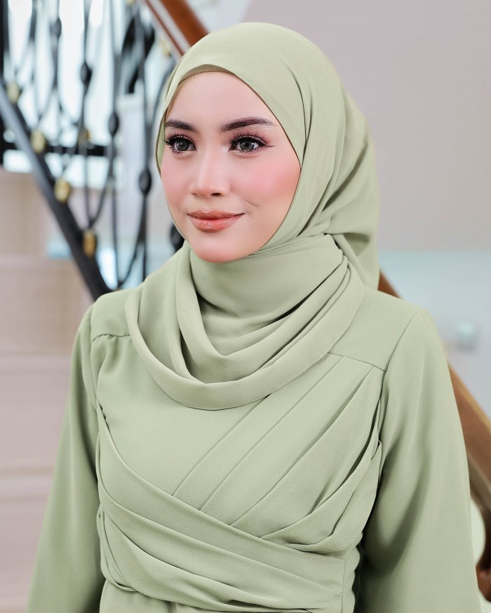 Plain Shawl - Soft Olive