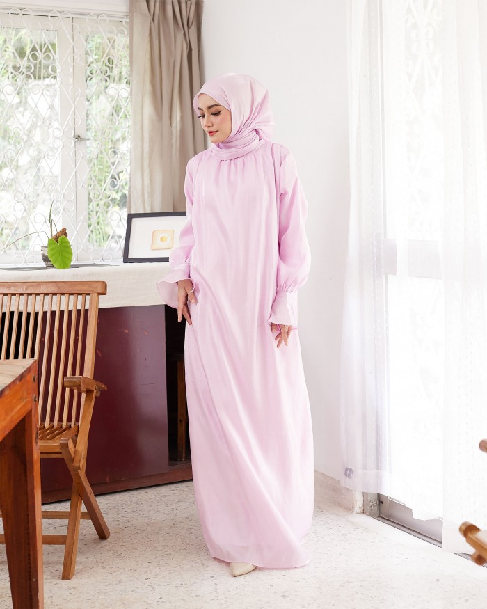 Althea Abaya - Vanilla Pink