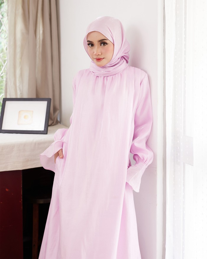 Althea Abaya - Vanilla Pink