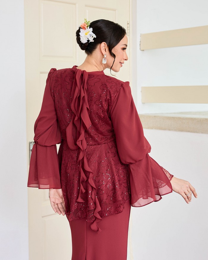 Adeline - Crimson Red