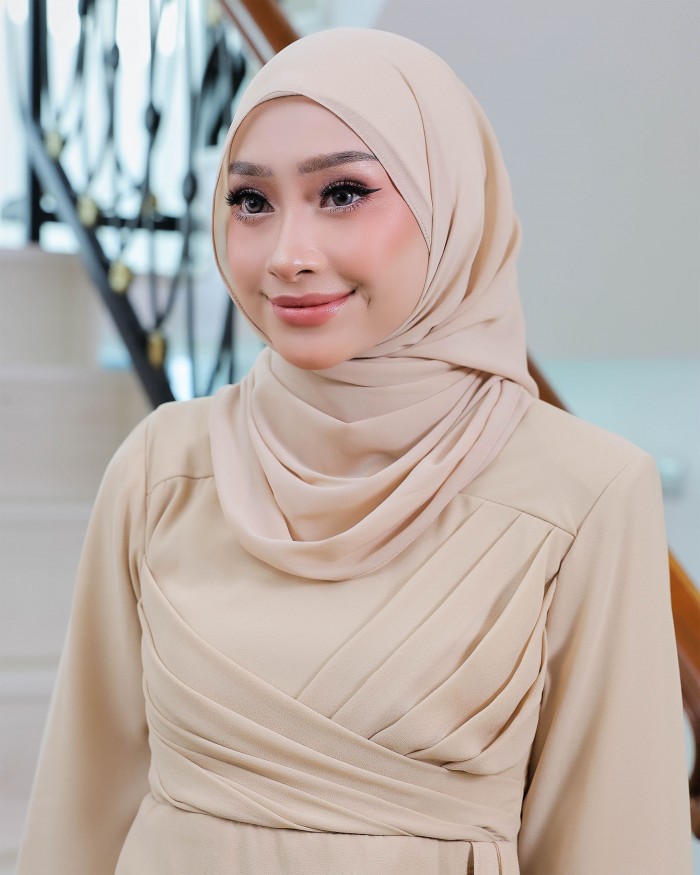 Plain Shawl - Sand Nude