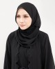 Talesha Shawl - Black (Black Embroidery Abaya)